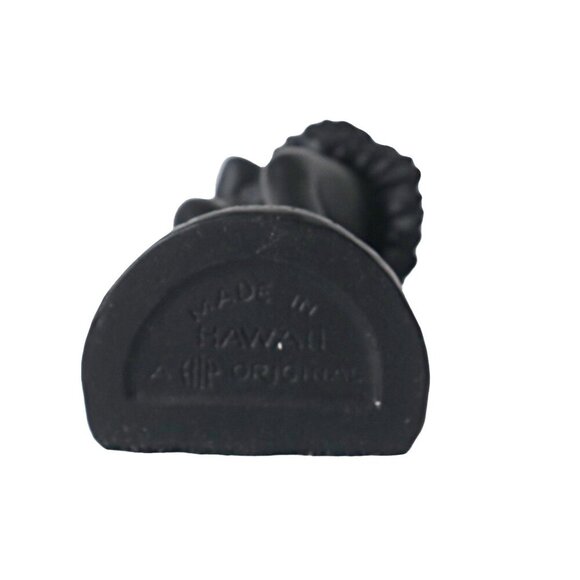 Vintage Hawaiian Island Products Tahitian Dancer Tiki Figurine Black Resin - Picture 5 of 6